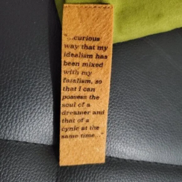 ADVISORY BOARD CRYSTALS (Abc) FATALISM T-Shirt Moss Green NEW WITOUT TAG Sz L